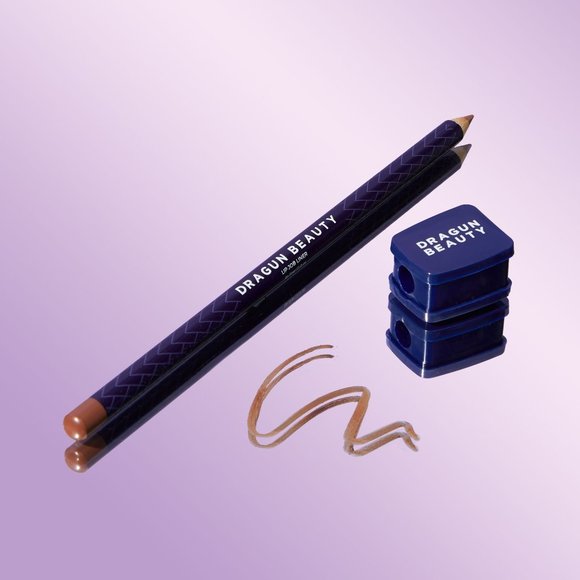 DRAGUN BEAUTY Lip Job Liner & Sharpener in Fantasy 2.0 CC Medium Brown NEW - Picture 3 of 7